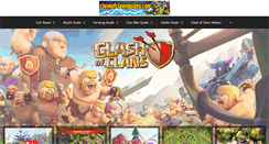 Desktop Screenshot of clashofclansguides.com